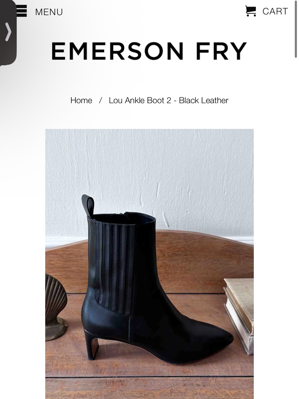 Emerson Fry Lou Ankle Boot 2 - Black